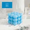 Velas Perfumadas en Forma de Cubo Transfronterizas al por Mayor Fragancia Decoración del Hogar Estilo Ins Aromaterapia Regalo de Cumpleaños Cera de Soja
