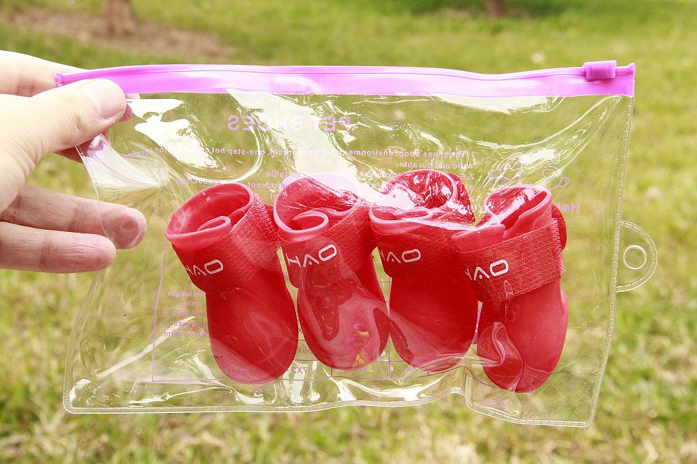 宠物防水狗雨鞋 (3)