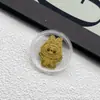 Pegatinas Populares de Oro Puro 999 para Teléfono Móvil de Dibujos Animados Kuromirabu Kt Cat Tienda Dorada Mismo Estilo Venta al Por Mayor Pequeños Regalos