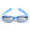 Gafas de Natación para Adultos Yg-8501 para Exteriores de Silicona de una Pieza Hebilla de Ajuste Conveniente Gafas de Natación Electroplateadas Fábrica de Origen
