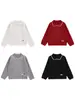 Suéter de Invierno para Niñas Wuli Bu Yi Nuevo Estilo Francés Cálido Top Ajustado con Solapas Ropa Elegante para Niños