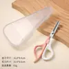 Set de Tijeras para Cortar el Cabello de Niños en Stock, Tijeras Seguras para Bebés con Punta Redonda y Bloqueo, Tijeras de Peluquería, Tijeras Planas, Tijeras Entresacadoras