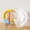 Macacão Aromaterapia Gesso Nuvem Bolha Lua Gato Ornamento DIY Céu Estrelado Gatinho Ornamento Pingente Molde de Silicone