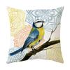 Nova fronha de almofada feliz estilo retrô de pega Amazon presente de feriado transfronteiriço almofada decorativa para sofá e cabeceira