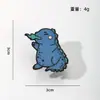 Nuevo broche de metal lindo de dibujos animados de comercio exterior, pin de insignia de aleación personalizado de moda ins japonesa para mujer