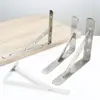 Soporte Triangular de Acero Inoxidable Sólido Engrosado Montado en Pared Marco de Soporte de Ángulo Recto Portador de Carga para Estante de Pared Estantería de Almacenamiento