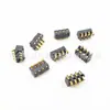 Soporte de batería horizontal de 4p espaciado 2.5PH altura 5.9H conector de batería de litio con columna BC-1-412 cobre fosforado