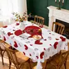 Suministro Directo desde la Fuente Mantel con Forma de Corazón para el Día de San Valentín Decoración de Mesa de Comedor en Casa Mantel para Celebración de Fiesta Festival