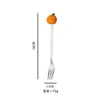 Juego de Vajilla de Acero Inoxidable Transfronterizo Creativo Juego de Tenedor y Cuchara de Halloween Cuchara para Postre de Pastel Tenedor de Fruta Venta Directa de Fábrica