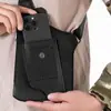Chaleco Multifuncional Bolsa para Hombre Bolsa Retro de Axila Bolso Cruzado para Hombre Diseño de Nicho Bolsa para Teléfono Móvil de Deportes al Aire Libre