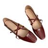 Diseño Estilo Coreano Sentido Estético Boca Poco Profunda Zapatos de Una Sola Capa Zapatos Pequeños de Cuero Zapatos de Mujer con Tacón Grueso Verano Nuevo Estilo Francés Retro Zapatos Mary Jane Plateados