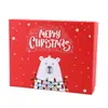 Em estoque Caixa de presente de Natal capa céu vermelho caixa de presente vazia cachecol caneca térmica caixa de embalagem caixa de presente de véspera de Natal
