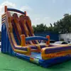Escorregador Inflável Interativo para Pais e Filhos, Equipamento de Brincar Interno e Externo, Leve e Dobrável, Fácil e Rápido de Montar