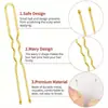 Clip en forma de U Más Vendido Transfronterizo de Amazon Pinza para Cabello Fijo de Novia Horquilla para Cabello Castaño Dorado Accesorios para el Cabello de Estilismo de Estudio