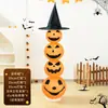 Decoração de Lanterna de Abóbora Luminosa de Halloween Loja de Shopping Atmosfera Janela Adereços Pequenos Cena de Fantasia Arranjo de Cena Enfeites