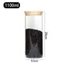 Pote de Vidro Selado Transfronteiriço Pote de Vidro Borossilicato para Chá Pote de Armazenamento de Frutas Secas Cereal Doce Pote de Vidro com Tampa