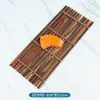 Decoración de Presentación de Comida Japonesa Escalera de Bambú para Sashimi Balsa de Bambú Valla de Bambú Plato Decorativo para Barbacoa Japonesa Presentación de Mariscos