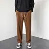 Pantalones de Otoño para Calle Hombres Pantalones Rectos Casuales Pantalones de Pierna Pantalones Sueltos Pantalones Deportivos de Primavera y Otoño para Hombres