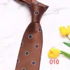 Corbata de negocios de cuero de 8 cm a rayas en stock corbata de poliéster para hombre jacquard negocios corbata vintage fabricantes suministro