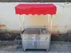 Soporte Multifuncional Comercial para Frutas de Hotcakes Sartén Olla Caliente Picante Oden con Estufa de Gas Carrito de Snacks Otros