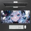 Mouse Pad de Anime Extra Grande Antiderrapante Espessado Pad de Mesa Publicitário Borda Travada Meninas Bidimensionais Logo Pad de Mesa Tamanho Grande Meninos