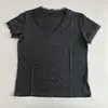 Camiseta Feminina de Renda com Recortes Estilo Coreano, Decote V, Manga Curta, Novo Estilo de Verão, Solta, Emagrecedora, Versátil, Cor Sólida, Top Base