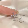 Estilo Doce e Cool, Tarraxas de Orelha Personalizadas em Formato de Cruz da Moda, Tarraxas de Orelha Rosqueáveis em Aço Titânio, Joias de Orelha de Alta Qualidade