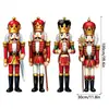 CT745-752 Cascanueces Navideño Imán Magnético para Puerta de Garaje Decoración Festiva Pegatina Magnética para Refrigerador