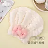 Gorro de Princesa de Felpa de Nube Engrosado Absorbente de Agua Gorro de Baño con Lazo Secado Rápido para Adultos Envoltura para la Cabeza de Felpa de Coral Linda