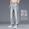 Jeans, pantalones casuales de primavera y otoño, pantalones de pierna ancha, pantalones de pierna recta, pantalones holgados vintage para hombre, estilo americano de verano, nueva tendencia