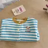 Novedad de OtoñoSuéter de Punto Bordado de Cachorro para Niños Cárdigan de Botones Camiseta Básica Nueva Tendencia de Primavera y Otoño