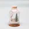 Nuevas Manualidades de Decoración Navideña Botella de Vid con Árbol de Navidad Incorporado Muñeco de Nieve Ciervo Adornos de Decoración Navideña