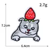Rasgue e Cole, Patches de Bordado Autoadesivos Sem Costura com Animais de Desenho Animado para Bordado Computadorizado, Patches DIY para Roupas