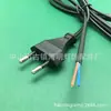 Los fabricantes suministran cable de alimentación de calibre europeo enchufe redondo doble cable de enchufe para lámpara de escritorio cable de alimentación para lámpara LED