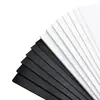 Placa de ABS blanco y negro ignífuga tablero de ABS color beige material de lámina de ABS lámina delgada solo corte cero material de placa de ABS