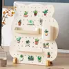 20 Piezas de Imanes Suaves Magnéticos de Cactus para Refrigerador Plantas Verdes en Maceta Pequeñas Frescas Creativas Magnéticos Impermeables Pegatinas Magnéticas Transfronterizas