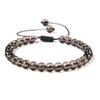 Pulsera de Cristal de Piedra Natural de 6 mm Transfronteriza para Mujer, Pulsera Deportiva de Energía Tejida a Mano, Más Vendida en Europa y América
