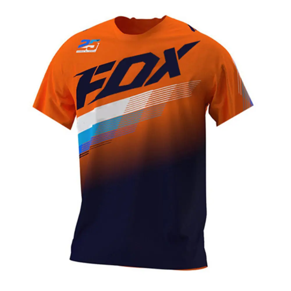 95-FOX速降服短袖骑行服上衣夏季男款速干透气山地越野摩托