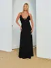 Vestido Novo Estilo Europeu e Americano 2026 Tomara-que-caia com Lantejoulas Brilhantes e Laço, Vestido Slim de Corte A para Mulheres, Vestuário de Festa da Moda