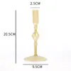 Candelabro Único Candelabro de Casamento Cor de Luxo Valor Vidro Candelabro Ornamentos Estilo Europeu Jantar Romântico à Luz de Velas Foto