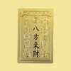 Pegatinas para Teléfono que Atraen la Fortuna con Pan de Oro para Riqueza y Prosperidad, Amuletos para la Prosperidad de Año Nuevo, Riqueza de Todas las Direcciones, Pegatinas Doradas como Regalos