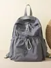 Mochila Estilo Perezoso Casual Mochila Estilo Literario Japonés para Mujer Gran Capacidad Ligera para Viajar Estudiante Mochila Escolar Bolsa para Computadora