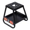 Soporte Desmontable para Motocross, Soporte de Reparación de Motocicleta de Acero Resistente con Bandeja para Herramientas y Placa Superior Reforzada para Motocross, Enduro y Motos Todoterreno