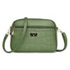 Bolsa de Ombro Simples Estilo Coreano Transfronteiriça 2025 Nova Bolsa Pequena Redonda Moda Tendência Padrão Crocodilo Celular Transversal Bolsa Pequena Feminina