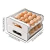 Caja de Almacenamiento de Huevos tipo Cajón Específico para Refrigerador Transfronteriza, Caja de Conservación de Cocina, Herramienta Organizadora de Grado Alimenticio, Contenedor de Almacenamiento de Huevos