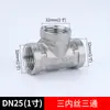 Conector de Tubo de Água de Aço Inoxidável Rosca Interna Direta Rosca Interna e Externa Combinando Tê Cotovelo 6 a 4 Conexões Sortimento Outro
