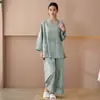 Ropa de Moxibustión Algodón Delantero y Trasero Cárdigan Talla Grande Fumigación Espalda Abierta Masaje Masaje Baño Hombres y Mujeres Salud Belleza Salón