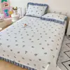 Funda de cama acolchada de algodón de clase A para madres e hijos, con encaje francés, juego de tres piezas, transmisión en vivo, entrega transfronteriza en caliente