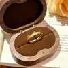 Anel de Porco Dourado Pequeno Simples Moda Estilo Coreano para Mulheres, Anel Aberto Liso Fofo, Joia Versátil Elegante Exquisite Atacado