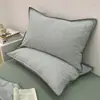 Nuevo Juego de Fundas de Almohada de Algodón Puro, Un Par para Uso Doméstico, Funda Interior para Relleno de Almohada 100% Algodón, Pieza Única